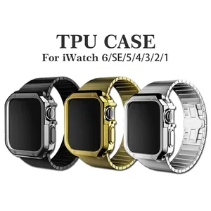 Coque de montre en TPU pour <span class=keywords><strong>Apple</strong></span> <span class=keywords><strong>Watch</strong></span> Ultra 49mm Housse souple en TPU pour <span class=keywords><strong>Apple</strong></span> <span class=keywords><strong>Watch</strong></span> Case Iwatch Series 10 9 8 46mm 42mm 45mm 40mm 38mm - Product Image 3