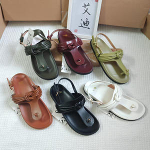 <span class=keywords><strong>Sandali</strong></span> piatti <span class=keywords><strong>donna</strong></span> Eddie Dunhuang <span class=keywords><strong>infradito</strong></span> con plateau speciale International Station con Design ZA - Product Image 3