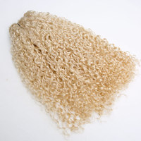 Extensions de cheveux humains européens vierges de qualité supérieure, mèches de cheveux humains blonds blancs de 100 grammes