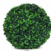 Linwoo Faux Buis Herbe Verte Balcon Jardin Artificielle Topiaire Boule D'herbe Pour La Fête De Mariage