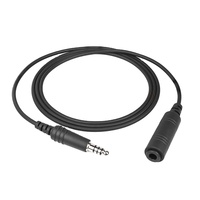 Adaptateur de casque d'aviation Casque Airbus vers prise GA Câble de communication pour casque d'aviation