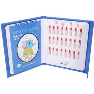 Jouet éducatif HOYE CRAFTS bricolage puzzle magnétique nouveau design mathématiques logique jouet magnétique <span class=keywords><strong>allumette</strong></span> jouet livre - Product Image 6