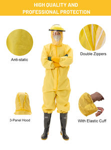 ชุดป้องกัน PPE แบบ4 3ชุดป้องกันสำหรับแรงงานอุปกรณ์ป้องกัน PPE - Product Image 3