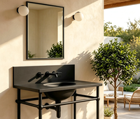 Pieds de base robustes pour table de jardin, comptoir, îlot, station de lavage, plan de travail en pierre, console de présentation, anti-rouille, résistant à l'eau