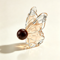 Flacon de parfum féminin de Dubaï au design unique de papillon, 30 ml, 100 ml, flacons de parfum vides colorés, boîte cadeau, atomiseurs de parfum