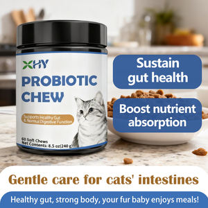 1 बिल्लियों प्रोबायोटिक चकोउ में 1 बिल्लियों प्रोबायोटिक नरम chew के लिए प्रोबायोटिक उपचार में मदद करता है - Product Image 4