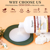 Ensemble Shampooing et Après-Shampooing Bio à la Biotine OEM ODM, Shampooing Volumisant, Shampooing Naturel au Collagène Sans Sulfate pour Hommes et Femmes