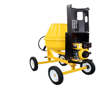 Bétonnière à essence 400L, moteur 4KW marque Yazhong, 6M/H, portable, capacité de récupération 350L, 5 ans de garantie, entretien réduit