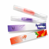 Stylo Huile pour Cuticules à la Vitamine E, Traitement Fortifiant et Stimulant la Croissance des Ongles, avec Pinceau Fin, Soin Réparateur des Ongles et des Cuticules, Huile Hydratante