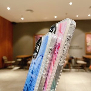 Honatop Shscase custodia per telefono in marmo con lamina d'<span class=keywords><strong>oro</strong></span> sfumata Glitter per <span class=keywords><strong>iPhone</strong></span> 13 Pro Max 12 <span class=keywords><strong>11</strong></span> XR 13Pro <span class=keywords><strong>Cover</strong></span> morbida per paraurti antiurto - Product Image 3