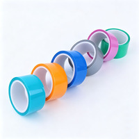 Tube thermorétractable transparent en PVC/PET avec logo couleur personnalisé, rouleau d'isolation pour batteries au lithium 18650 21700