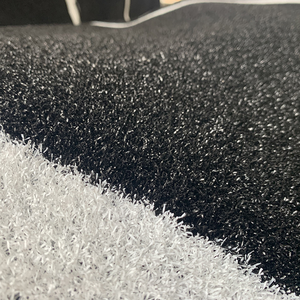 Tapis de gymnastique multifonctionnel en <span class=keywords><strong>gazon</strong></span> artificiel noir/<span class=keywords><strong>gris</strong></span> avec impression de logo - Product Image 3