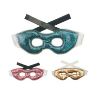 Masque oculaire en gel avec inserts de gel rafraîchissant, compresse chaude et froide, patch oculaire rafraîchissant