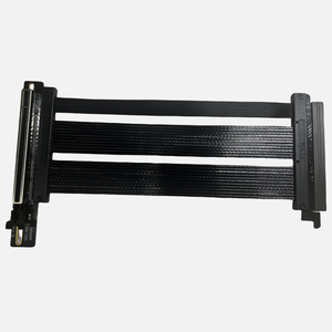 15cm 18cm 20cm 30cm 40cm 90 180 độ PCIE 5.0 <span class=keywords><strong>X16</strong></span> Video <span class=keywords><strong>Card</strong></span> Riser cáp mở rộng PCIe <span class=keywords><strong>X16</strong></span> tốc độ cao ổn định chuyển đổi cáp - Product Image 5