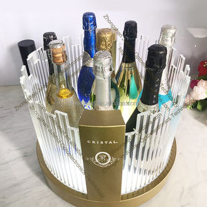 Venta al por mayor de plástico personalizado LED vino Vodka champán cubo de hielo 4L 8L 12L cubo de hielo para La Marca <span class=keywords><strong>Prosecco</strong></span> - Product Image 2
