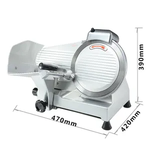 Hot Sale Price Commercial Semi Automatic Electric Hotel Restaurant Kitchen Catering Meat Roll Cutting Machine Frozen Meat Slicer