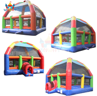 Parc de jeux gonflable commercial en PVC écologique et coloré 2025 – Idéal pour les fêtes d'enfants en intérieur et en extérieur