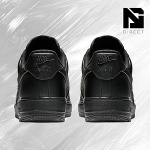 Nike Air Force 1 '07 'Triple Black' Zapatillas de Lujo Modernas para Fitness y Caminar - Product Image 4