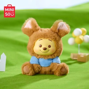 MINISO WINNIEE the POOHH Naughty Party Series Blind Box 100% Original Plush Doll 18cm Mystery Box 9PCS Full Set Ornament VLT - Product Image 4