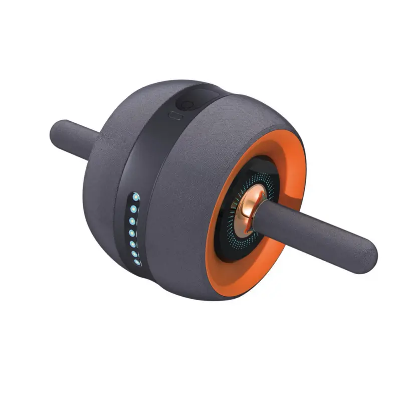 OEM Wholesale Gym Fitness Equipment Home Mute Automatic Rebound Smart Count Abdominal Training Wheel Abs Roller Wheel