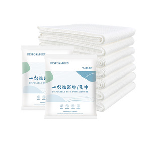 Lots de serviettes de bain jetables en gros, serviettes pour salons de beauté, hôtels, maisons d'hôtes, serviettes jetables emballées individuellement - Product Image 5