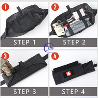 Sacs médicaux tactiques de survie YUEMAI, trousse de traumatologie, sac ceinture médicale, trousse de premiers soins
