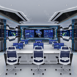 Nền tảng làm việc tròn tùy chỉnh, phòng điều khiển, bảng kết hợp bảng điều khiển, trung tâm chỉ huy, bảng điều khiển giám sát - Product Image 3