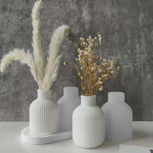 J10-287 Vaasarrangement Kristal Druppel Siliconen Mal DIY Gips Cement Bloemarrangement Opslag Harsen Mallen - Product Image 5