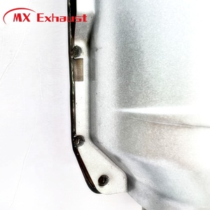 Pipa Knalpot Performa Tinggi Universal Stainless Steel dengan Konverter Katalitik 200/400 Sel, 2" 2.25" 2.5" - Product Image 2