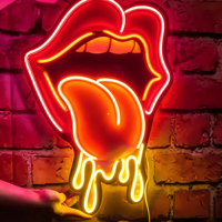 Enseigne néon LED personnalisée, lettres lumineuses LED en acrylique, enseigne néon personnalisée pour fête, logo de magasin, décoration de club, enseigne néon personnalisée pour bar, enseigne néon pour boîte de nuit