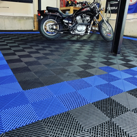 Dalles de garage emboîtables résistantes aux chocs, écologiques, imperméables, épaisseur 18 mm, PVC haute résistance, design graphique modulaire