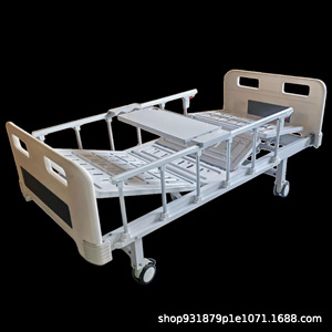 Multifunctional Medical Nursing Bed 142x77x96 Stainless Steel Double Crank Patient Bed Hospital Use - Product Image 5