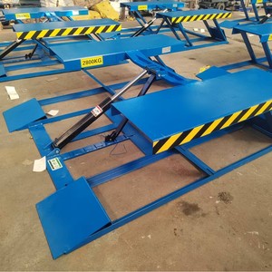 Plateforme élévatrice à ciseaux hydraulique mobile de 2,8 tonnes pour réparation automobile, hauteur de levage 650 mm, usage intensif - Product Image 2