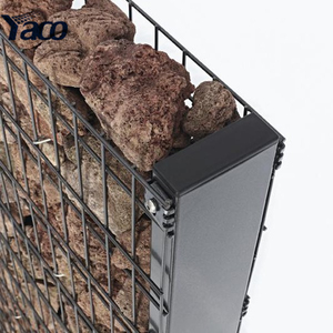 Boîte de gabion galvanisée soudée 2x0,4x0,4m, ouverture 50x100mm, clôture en treillis métallique de gabion, <span class=keywords><strong>prix</strong></span> - Product Image 6