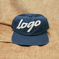 Gorra de Béisbol Plana con Visera Plana, Hecha de Algodón Puro, Bordado Personalizado con Cadena, Cierre Ajustable de Plástico