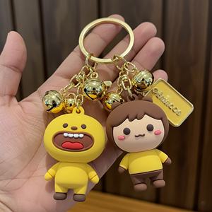 พวงกุญแจของเล่นบีบคลายเครียดรูปมันฝรั่งทอดขนฟูน่ารัก วัสดุซิลิโคน พลาสติก ยาง พีวีซี ของตกแต่งกระเป๋า ที่ใส่กุญแจ ของขวัญ - Product Image 3