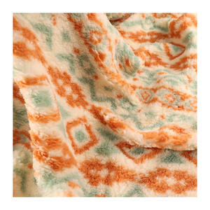 Оптовая цена, трикотажная ацтекская флисовая ткань с геометрическим принтом - Product Image 5