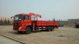 סין 10 גלגלים 6x4 דיזל 245hp DFCV משאית עם 12ton unic מנוף למכירה - Product Image 4