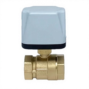วาล์วบอลทองเหลืองกันน้ำ IP65 ขนาด 1/2" 3/4" 1" 2"  ควบคุมด้วยมอเตอร์ไฟฟ้า 220V 12V 24V แบบ 3 สาย ควบคุม 2 จุด ได้รับการรับรองมาตรฐาน ISO9001 - Product Image 4