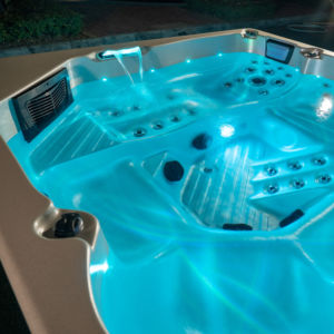 Spa familial <span class=keywords><strong>Hydrorelax</strong></span> pour 6 personnes, bain à remous avec jets de massage, baignoire en acrylique, baignoire de fête, massage, hydro-bain à remous extérieur - Product Image 5