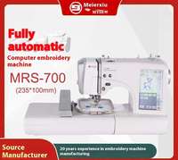 Machine à coudre et à broder informatisée MYSEW V700, 650 tr/min, 235x100 mm, 150 motifs, 162 points, écran tactile, pour débutants