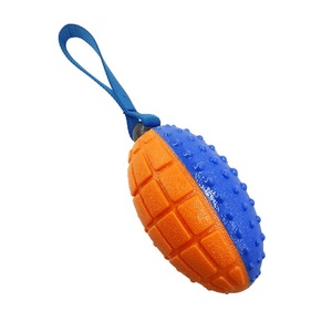 Rugby halter rugby bite dayanıklı interaktif eğitim pet gıcırtılı oyuncaklar köpek evcil oyuncak seti - Product Image 6