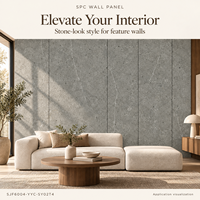 Panneau mural en PVC moderne de luxe, imperméable, ignifuge, pour bureaux, commerces, salles de bain, revêtement mural intérieur, design graphique, garantie de 3 ans