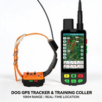 Système de suivi GPS intégré pour chiens ESEEK avec interconnexion collier-portable (IMEI) + support de charge 20 unités - Kits d'usine IP68