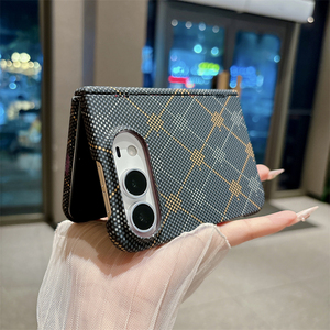 Étuis de téléphone portable magnétiques à motif carbone pour iPhone DUO, coque arrière rigide en PC - Product Image 4