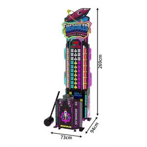 New Model Rocket Hercules Hammer for Coin Pusher Digital Printing Metal <b>Punch</b> Boxing Arcade Game <b>Machine</b> High Coin Operated - Product Image 3
