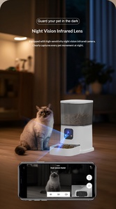 Automatische voerbak voor huisdieren met camera, 5L grote capaciteit, op afstand te bewaken, slimme voerbak voor katten en honden, fabrieksaanpassing - Product Image 4