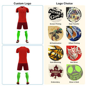 Maillot de football d'équipe personnalisé avec logo OEM d'usine, sublimation de qualité supérieure, unisexe, 100% polyester, séchage rapide, respirant, col rond, manches courtes - Product Image 3