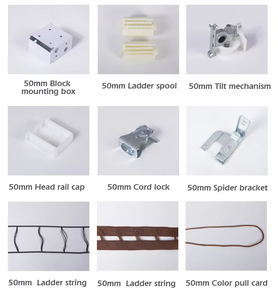 โซ่มู่ลี่ไม้ที่ทนทานส่วนประกอบมู่ลี่สวยงามวัสดุพลาสติกโพลีเอสเตอร์ใช้สำหรับโรงงานม่านบังแดด - Product Image 6