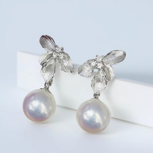 22574 DIY <b>Pearl</b> Accessories S925 Silver Ear Nail Empty Holder Fashionable Simple Ear Hook for Women 9-15mm Beads <b>Pearl</b> <b>Earrings</b> - Product Image 4